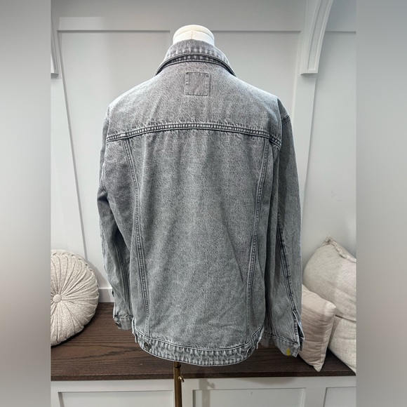 Eleventy Men's Gray Denim Jacket SIZE Large NWOT - Picture 4 of 6